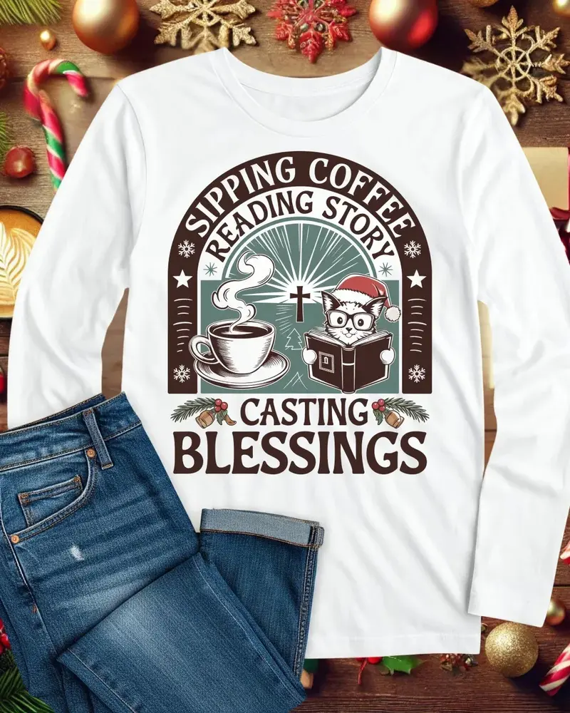 Divine Drink Cotton Long Sleeve Tshirt 1