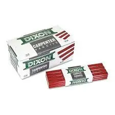 Dixons Red Carpenter Pencil #14100 1