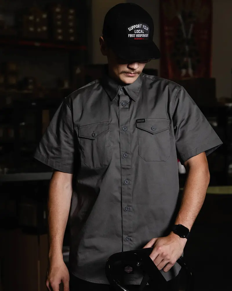 Dixxon Flannel Co. Workforce Lightweight Button-Up Short Sleeve Work Shirt 2