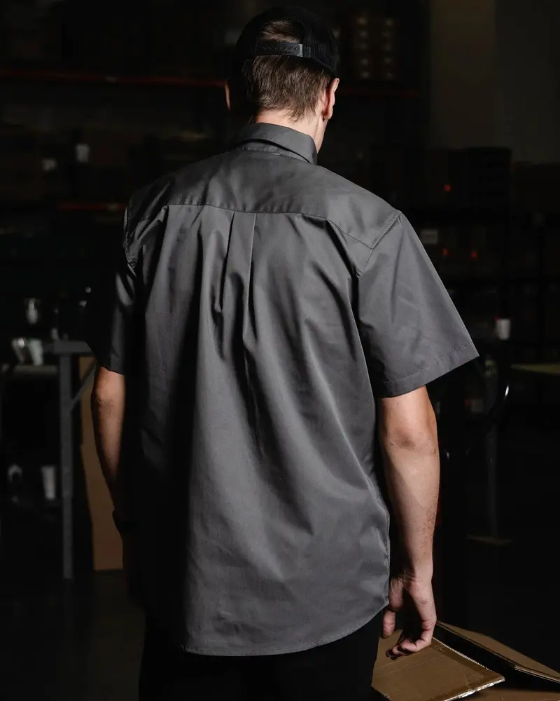 Dixxon Flannel Co. Workforce Lightweight Button-Up Short Sleeve Work Shirt 3