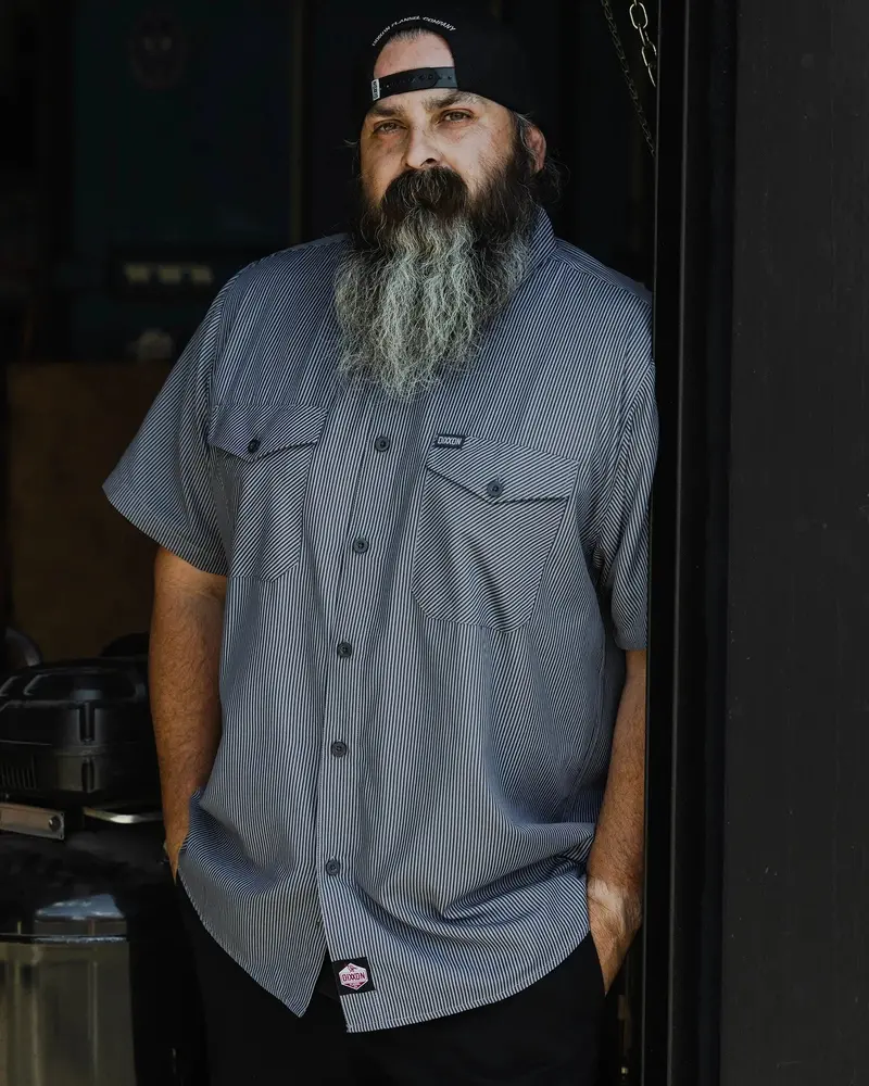 Dixxon Flannel Co. Workforce Lightweight Button-Up Short Sleeve Work Shirt 5