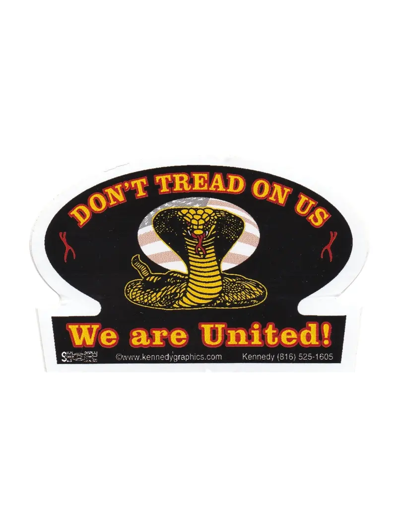 Dont Tread On Us Union Hard Hat Sticker #S8 1