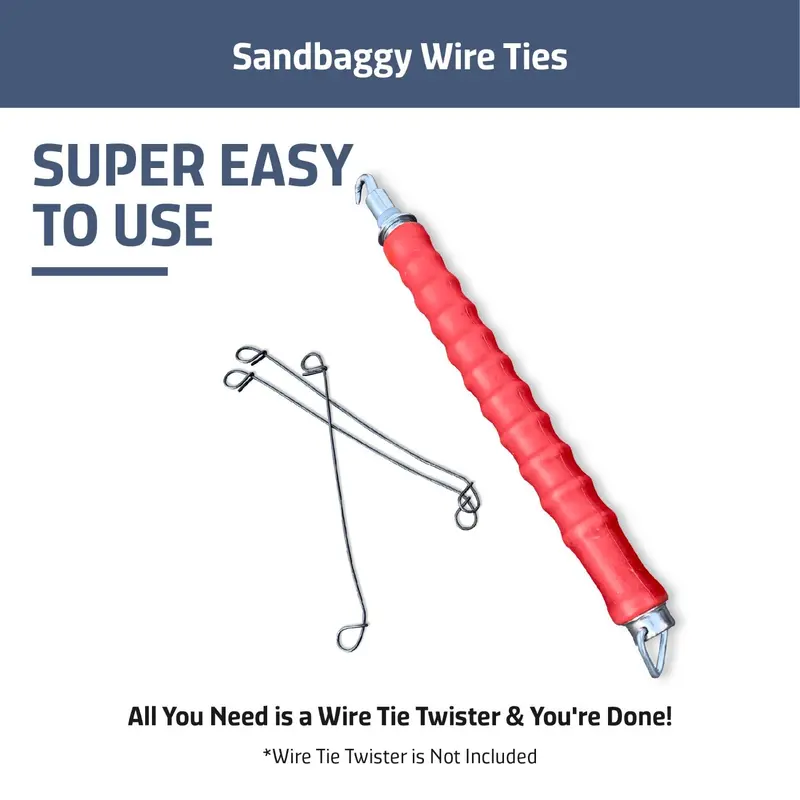 Double Loop Rebar Wire Ties - 3 Sizes Available: 6 - 18 Inch - 16 Gauge Steel 8