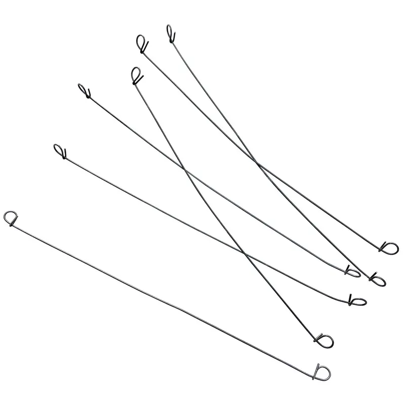 Double Loop Rebar Wire Ties - 3 Sizes Available: 6 - 18 Inch - 16 Gauge Steel 9