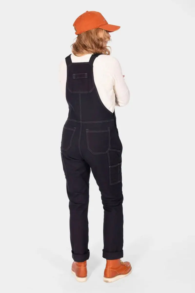 Dovetail Workwear Women's Go To Double-Knee Stretch Canvas Bib 3