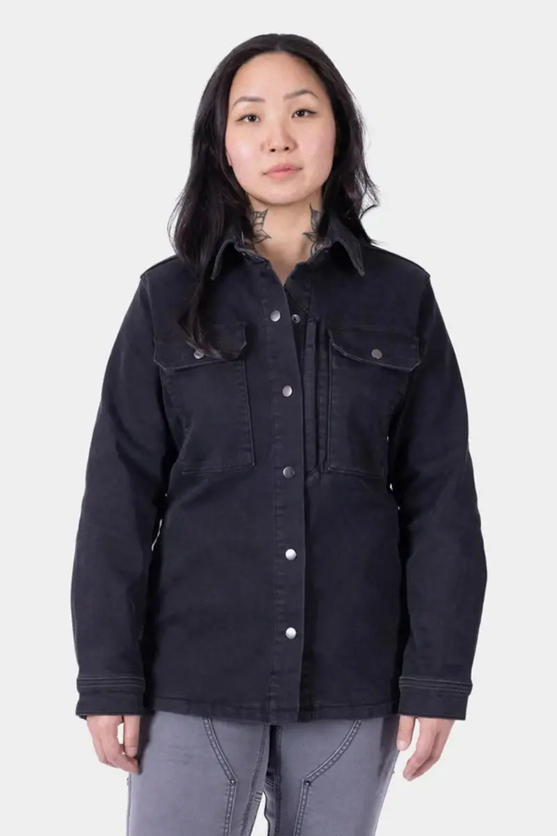 Dovetail Workwear Women's Oahe Hotswap® 7-Pocket Denim Work Jacket 1