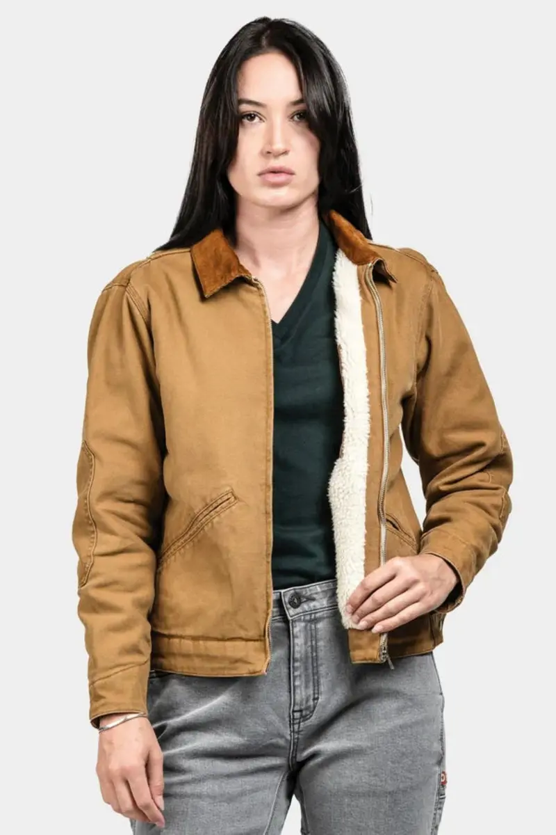 Dovetail Workwear Women's Old School Boxy Fit Trucker Jacket 1