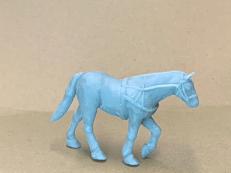 Draft Horse W/Harness 1