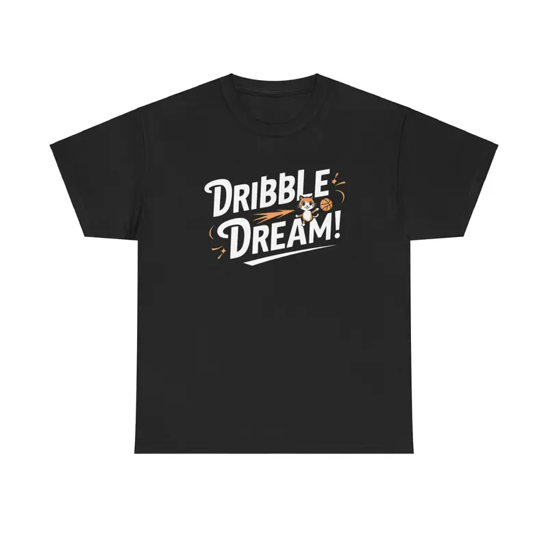 Dribble Dream Playing Basketball Cotton T-Shirt 5