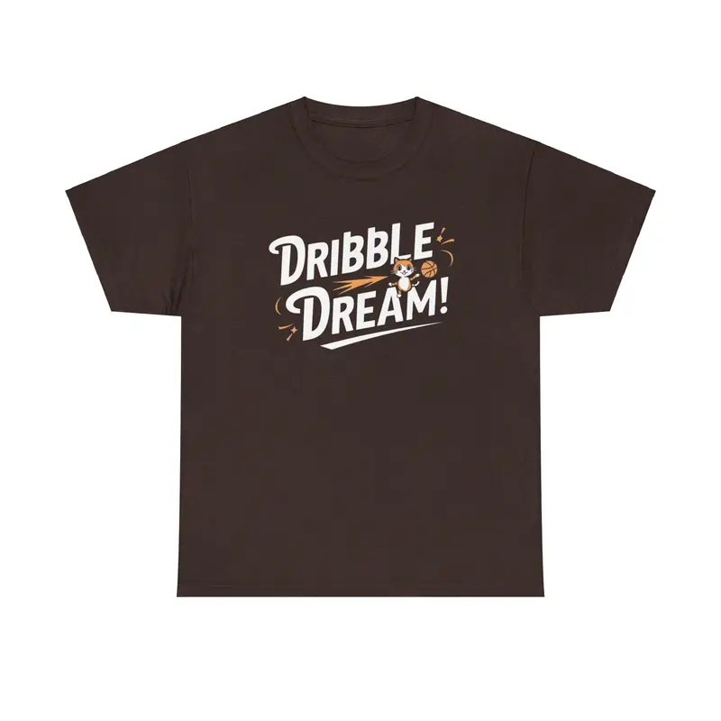 Dribble Dream Playing Basketball Cotton T-Shirt 6