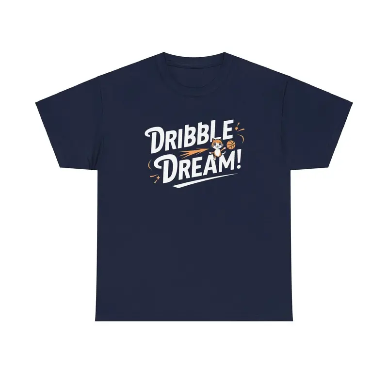 Dribble Dream Playing Basketball Cotton T-Shirt 7