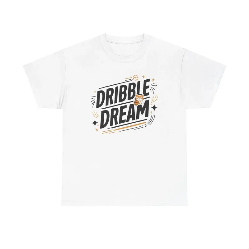 Dribbles Dream Basketball Cotton Tee 5