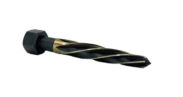 Drill America 15/16" Hss Black & Gold Hss Black & Gold Hex Shank Bridge Reamer 1