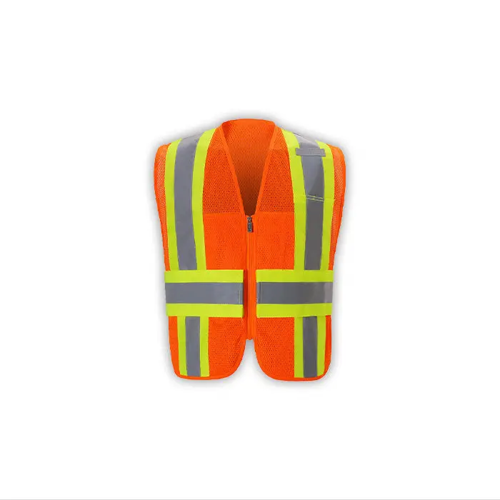Ds325c-2 - Contrast Dot Style Vest 1