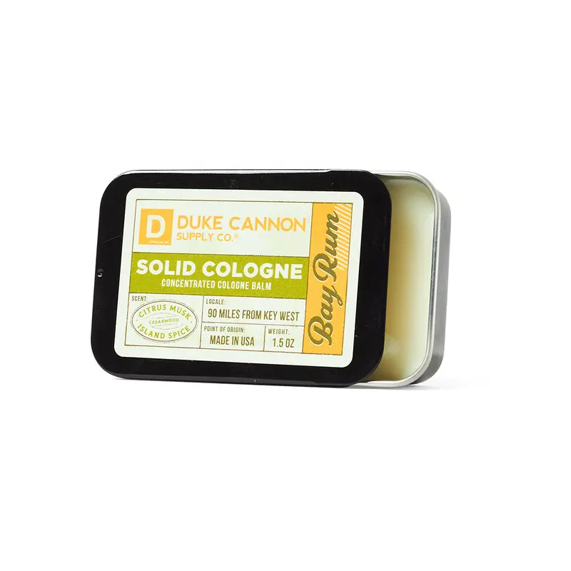 Duke Cannon Bay Rum Solid Cologne 1