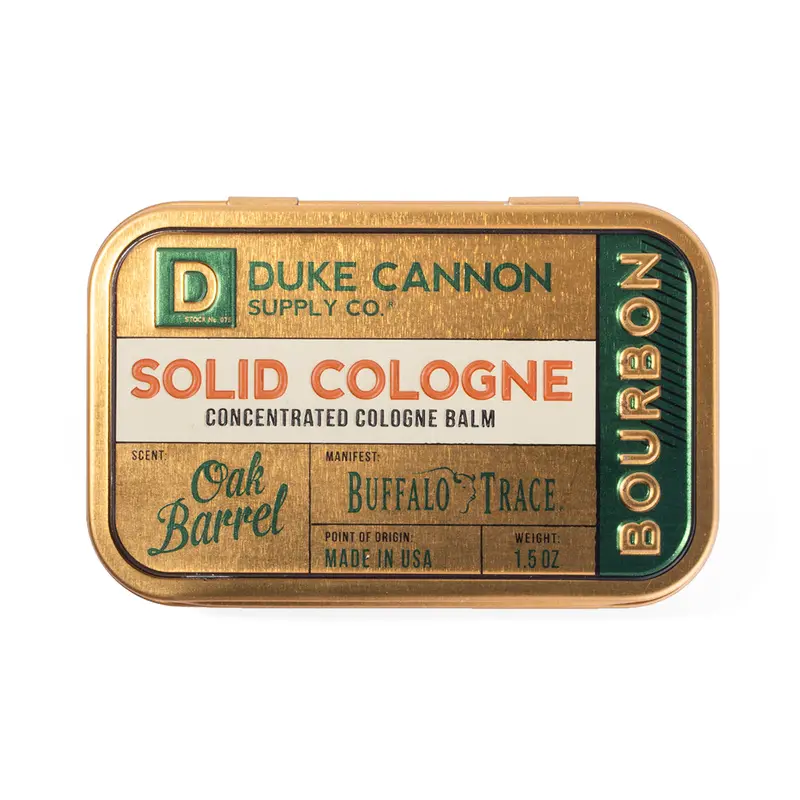 Duke Cannon Bourbon Solid Cologne 1