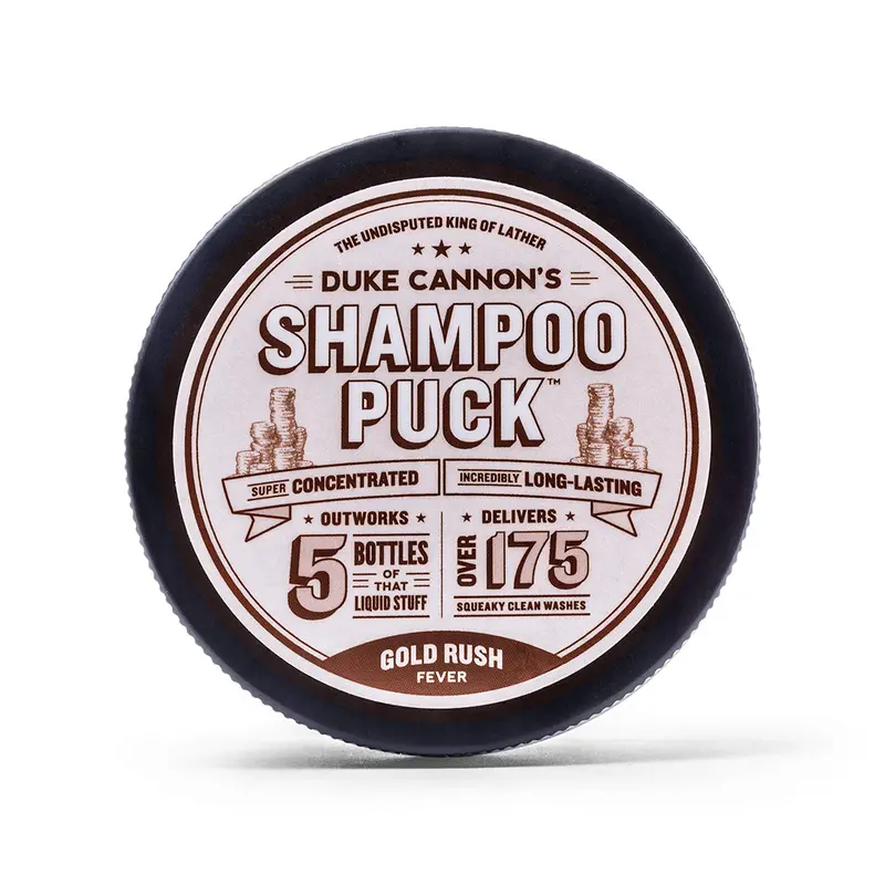 Duke Cannon Gold Rush Fever Shampoo Puck 1