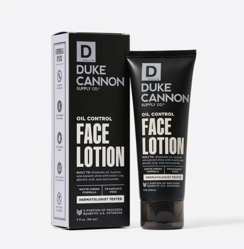 Duke Cannon Oil Control Face Lotion 1