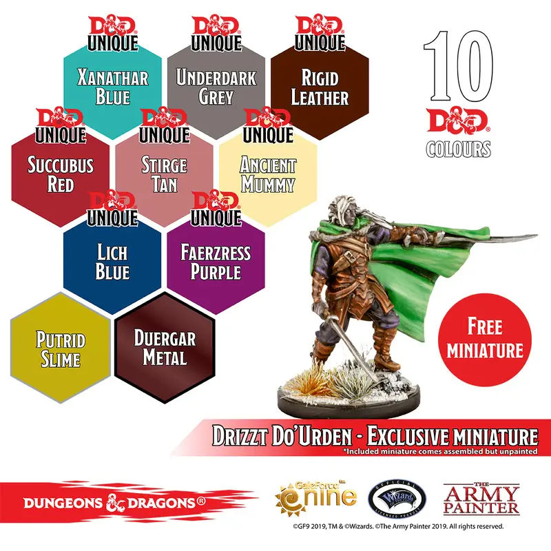 Dungeons & Dragons Nolzur`S Marvelous Pigments: Underdark Paint Expansion Set 2
