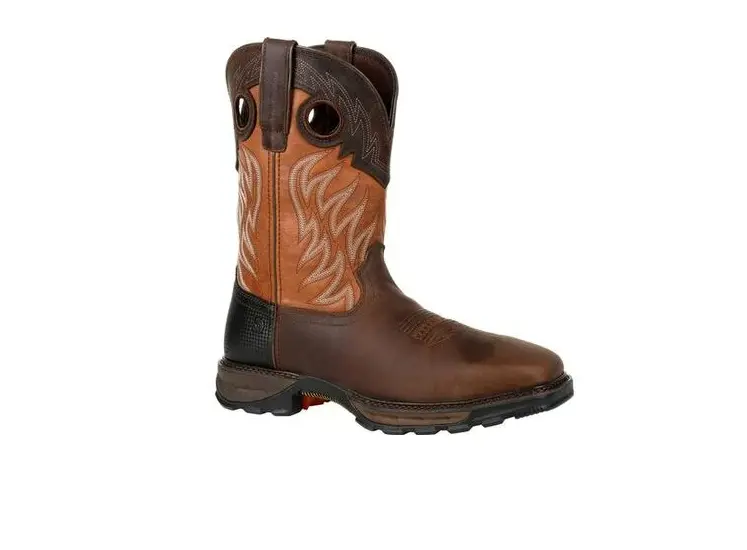 Durango 11" Rugged Brown/Copper Waterproof Steel Toe Durango Maverick Xp #Ddb0215 1