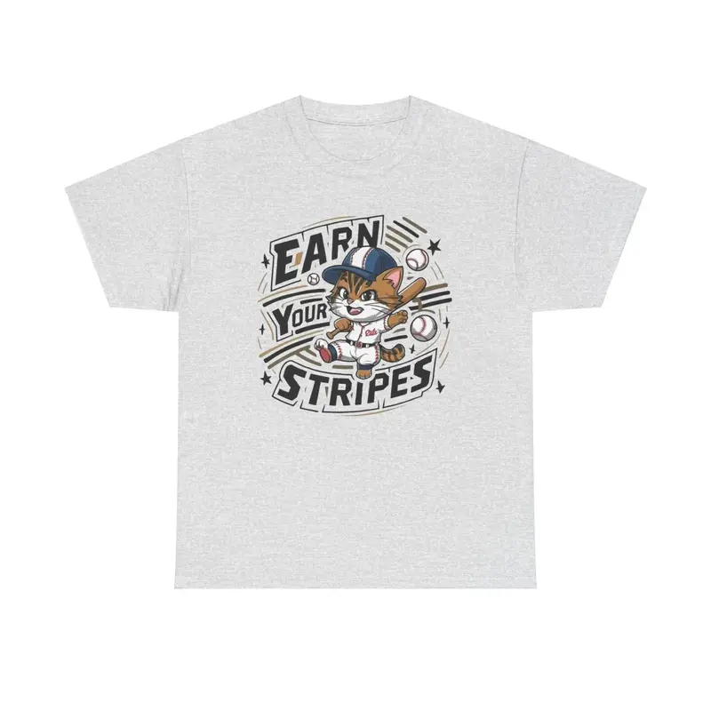 Earn Your Stripe Baseball Cotton Tee 11