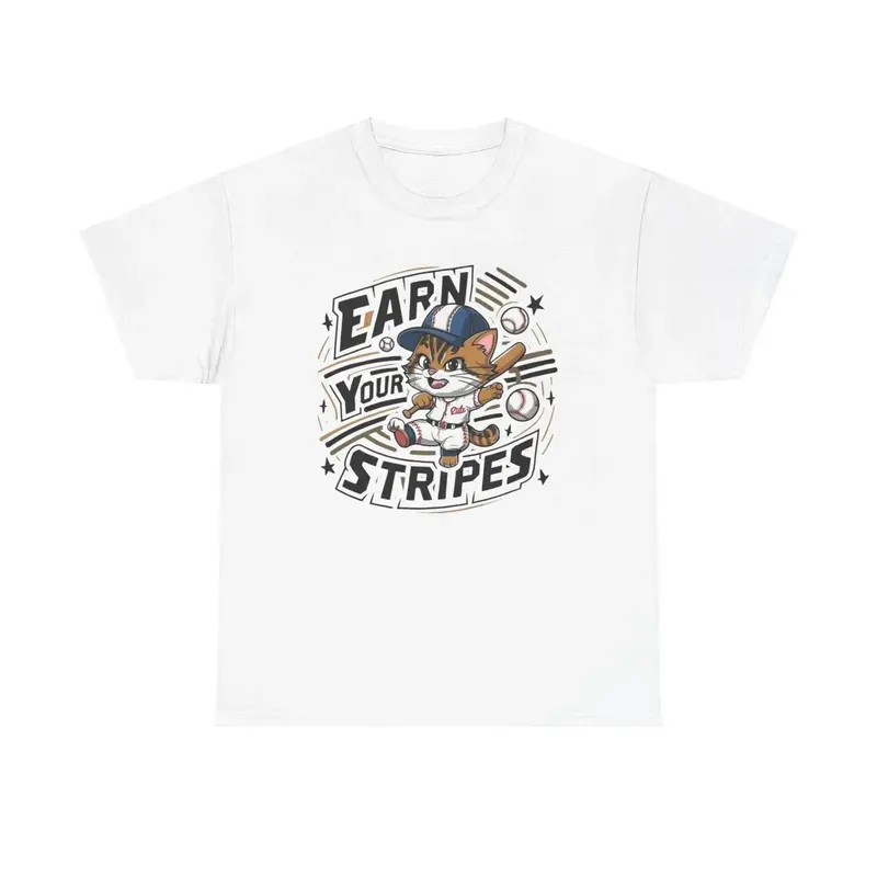 Earn Your Stripe Baseball Cotton Tee 5