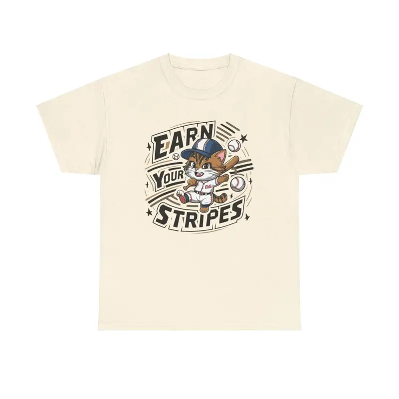 Earn Your Stripe Baseball Cotton Tee 7