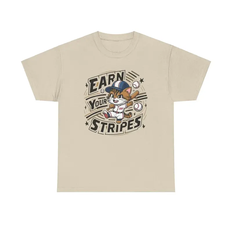 Earn Your Stripe Baseball Cotton Tee 8