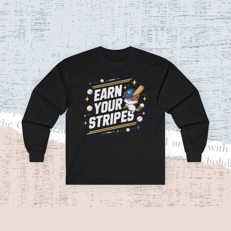 Earn Your Stripe Cotton Long Sleeve Tshirt 2