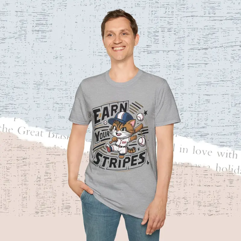 Earn Your Stripe Cotton Men Tee 16