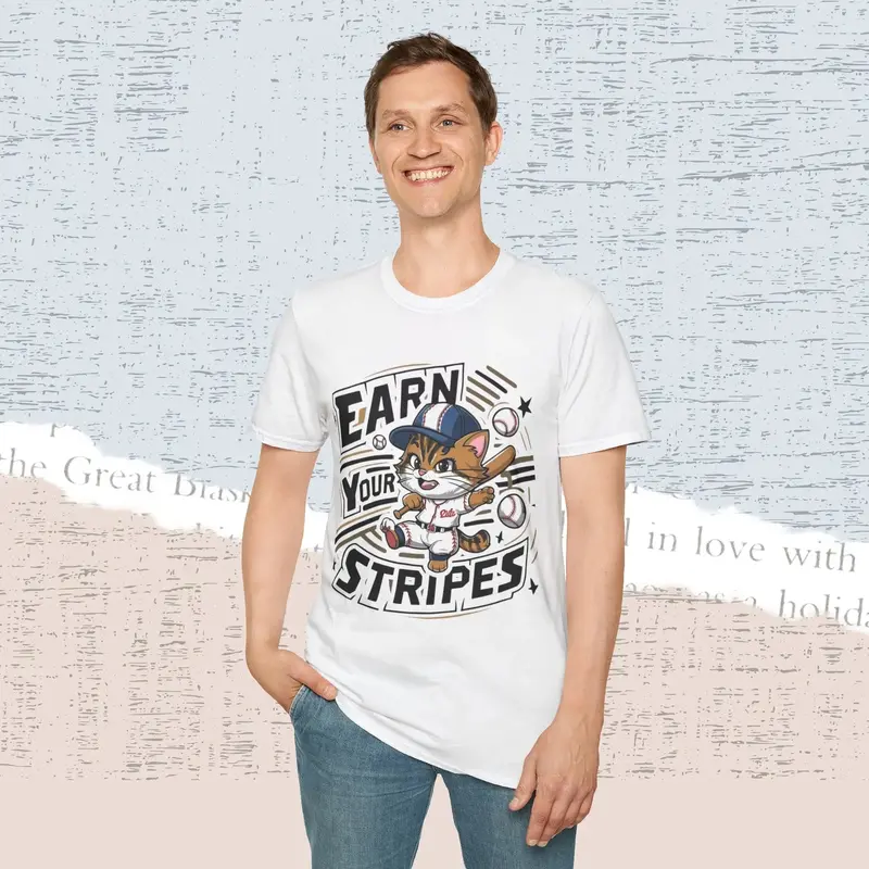 Earn Your Stripe Cotton Men Tee 17