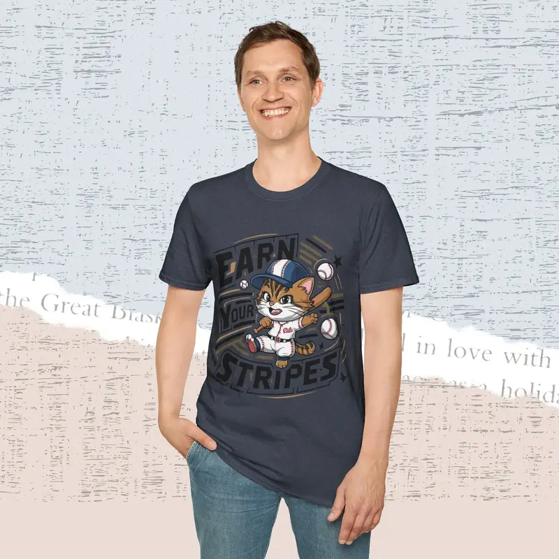 Earn Your Stripe Cotton Men Tee 18