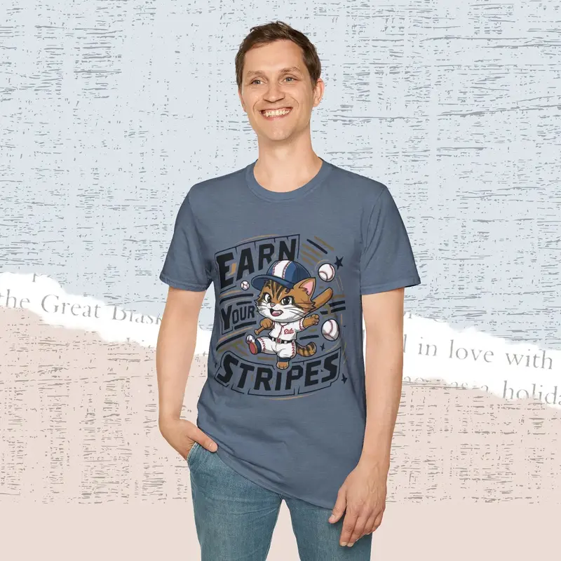 Earn Your Stripe Cotton Men Tee 19