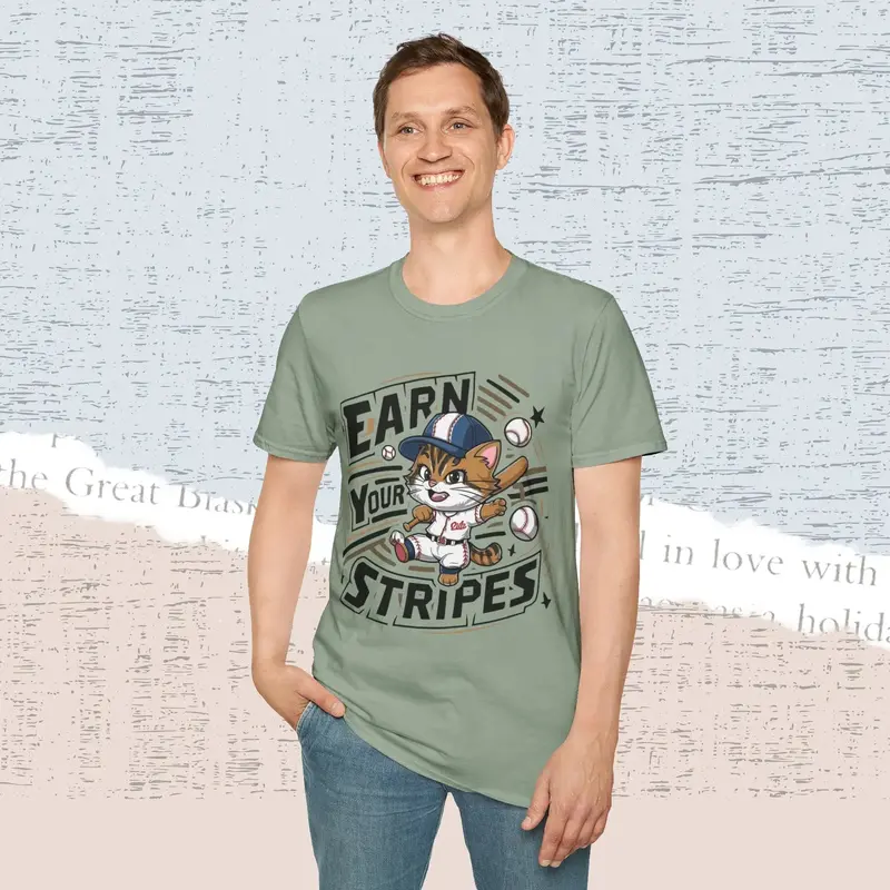 Earn Your Stripe Cotton Men Tee 22