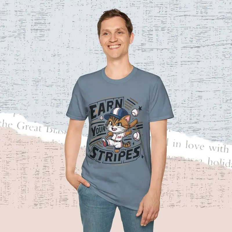 Earn Your Stripe Cotton Men Tee 27
