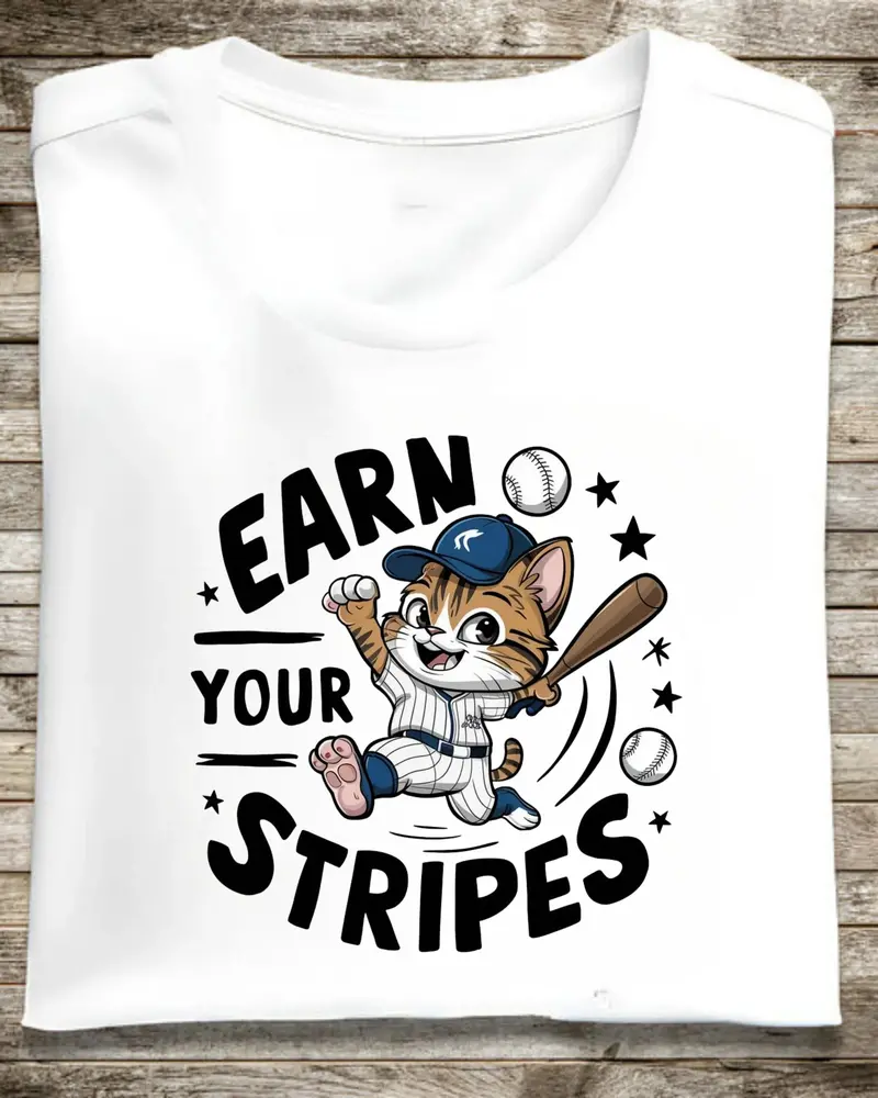 Earn Your Stripe Cotton Tshirt 1