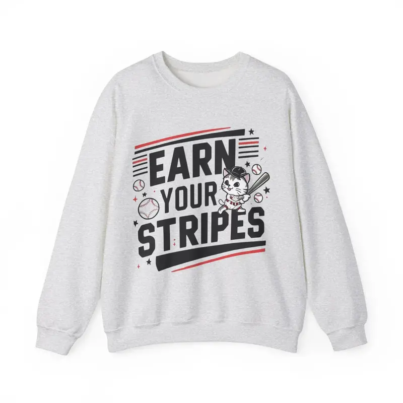 Earn Your Stripe Ultra Cotton Crewneck Sweatshirt 4