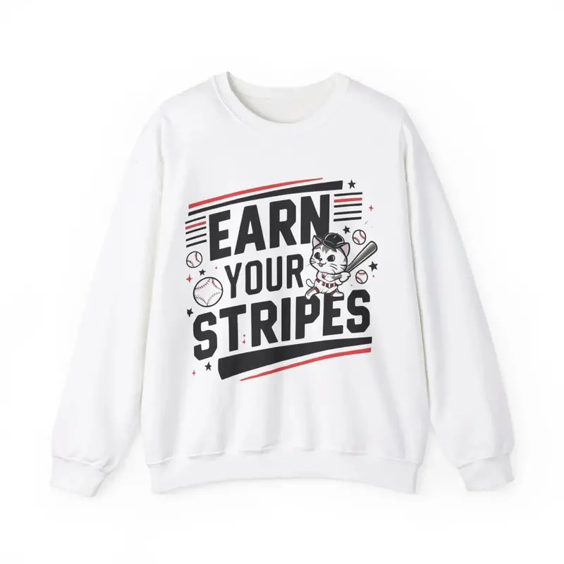 Earn Your Stripe Ultra Cotton Crewneck Sweatshirt 4