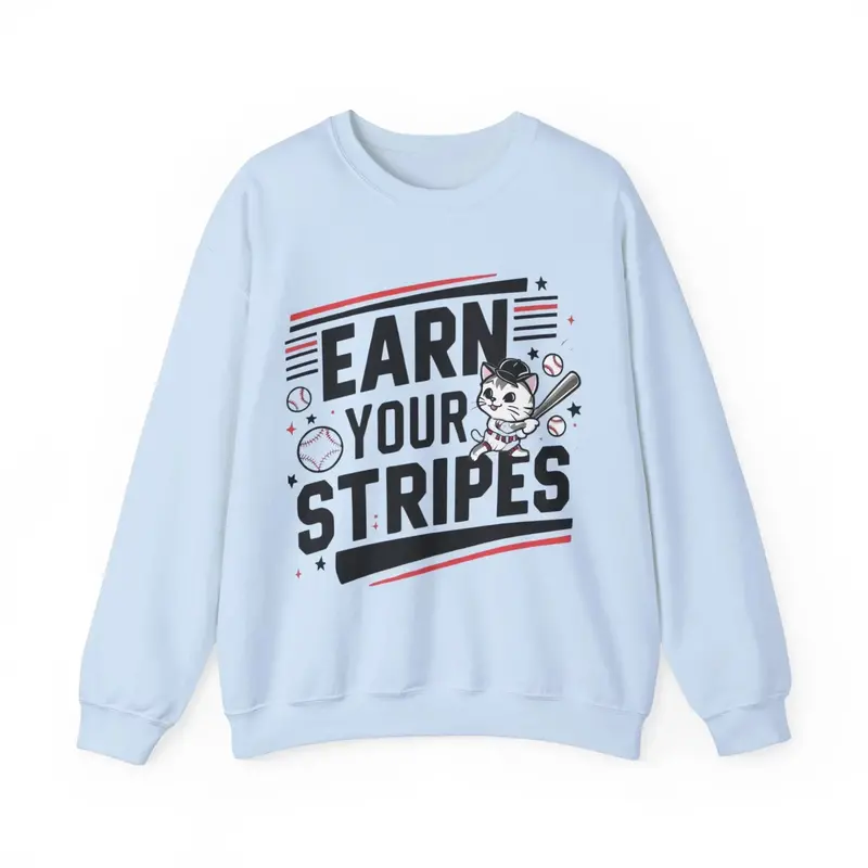 Earn Your Stripe Ultra Cotton Crewneck Sweatshirt 5