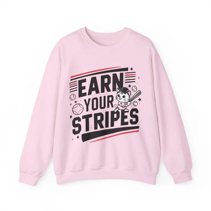 Earn Your Stripe Ultra Cotton Crewneck Sweatshirt 7