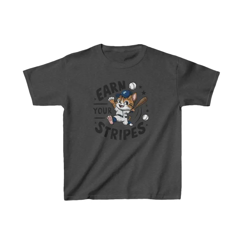 Earn Your Stripes Kid Cotton T-Shirt 11