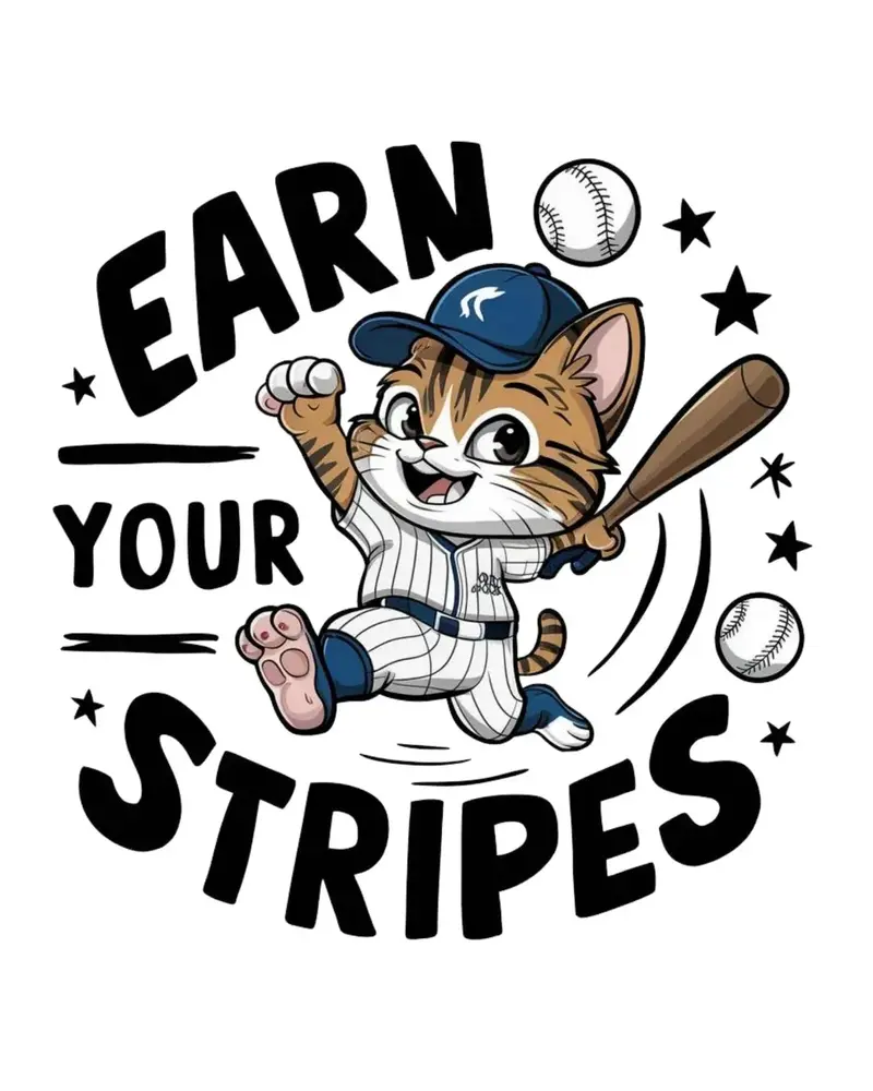 Earn Your Stripes Kid Cotton T-Shirt 2