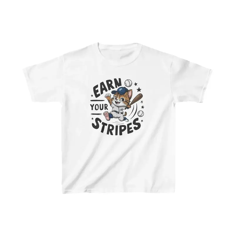 Earn Your Stripes Kid Cotton T-Shirt 6