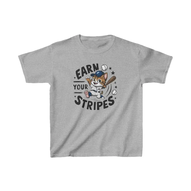 Earn Your Stripes Kid Cotton T-Shirt 7