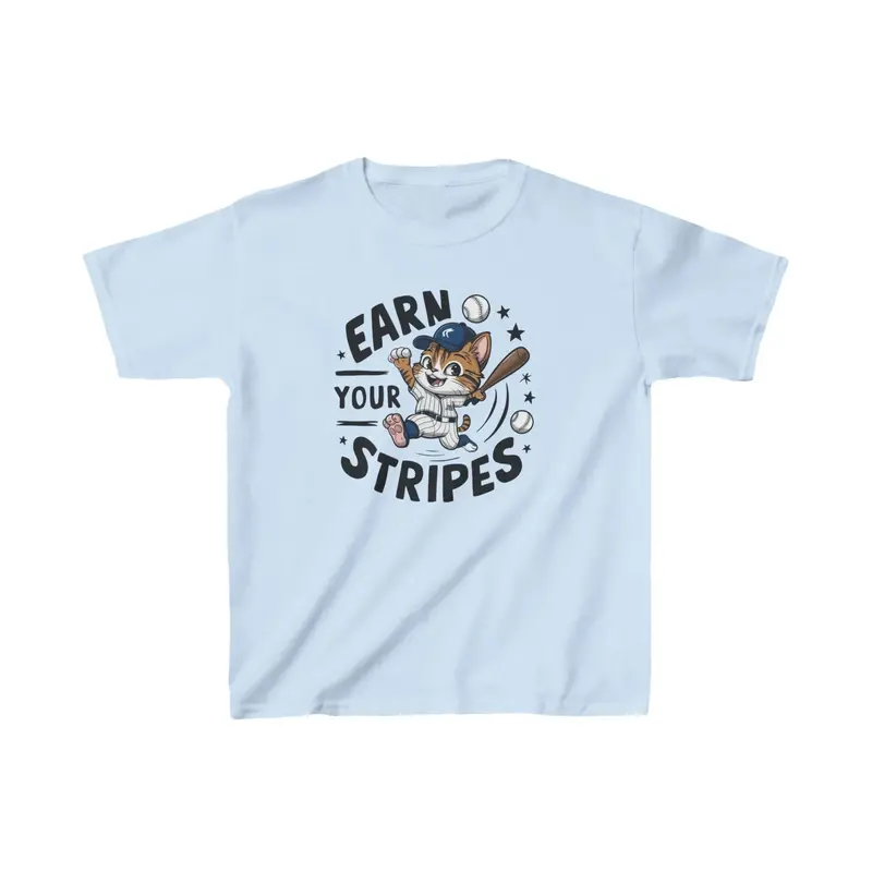 Earn Your Stripes Kid Cotton T-Shirt 9