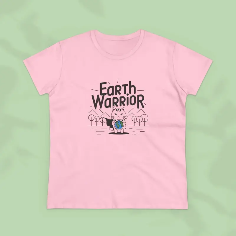 Earth Warrior Planet Women Cotton T-Shirt 13