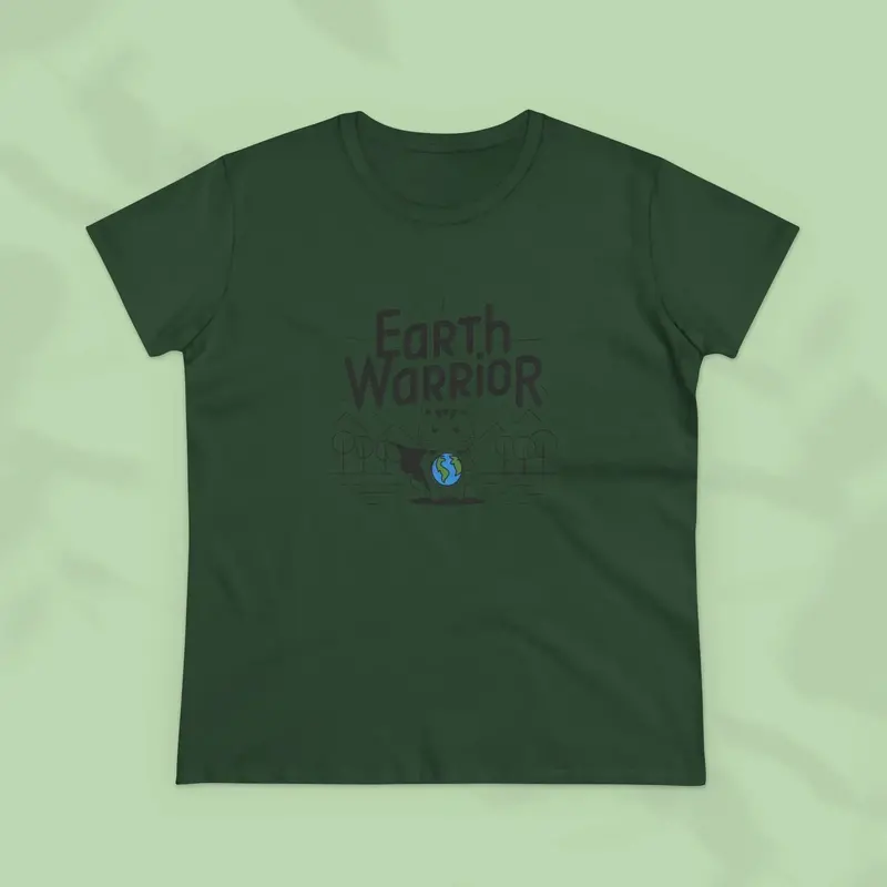 Earth Warrior Planet Women Cotton T-Shirt 19