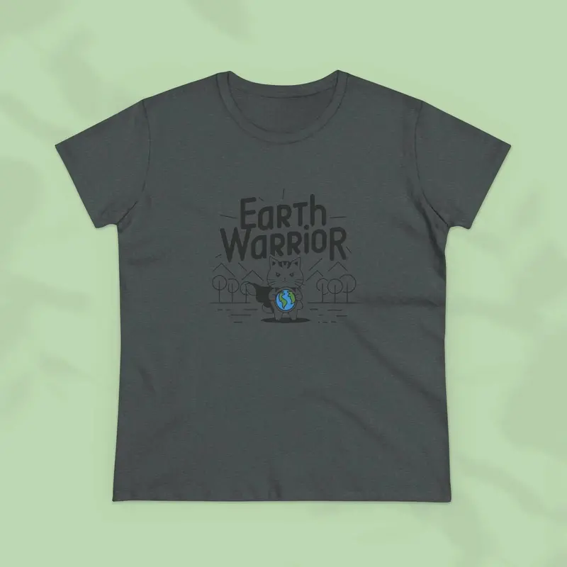 Earth Warrior Planet Women Cotton T-Shirt 21