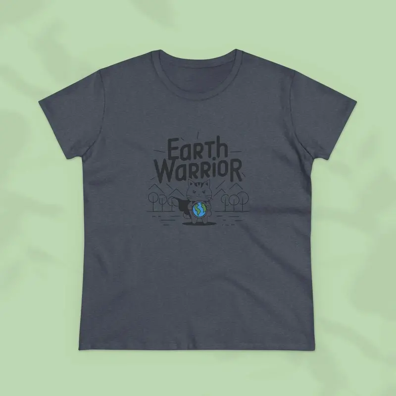 Earth Warrior Planet Women Cotton T-Shirt 23
