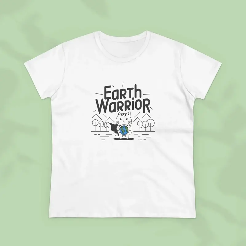 Earth Warrior Planet Women Cotton T-Shirt 9